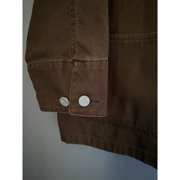 Vintage Arizona Barn Chore Jacket 90's Brown Mens Size Large - Picture 7 of 9